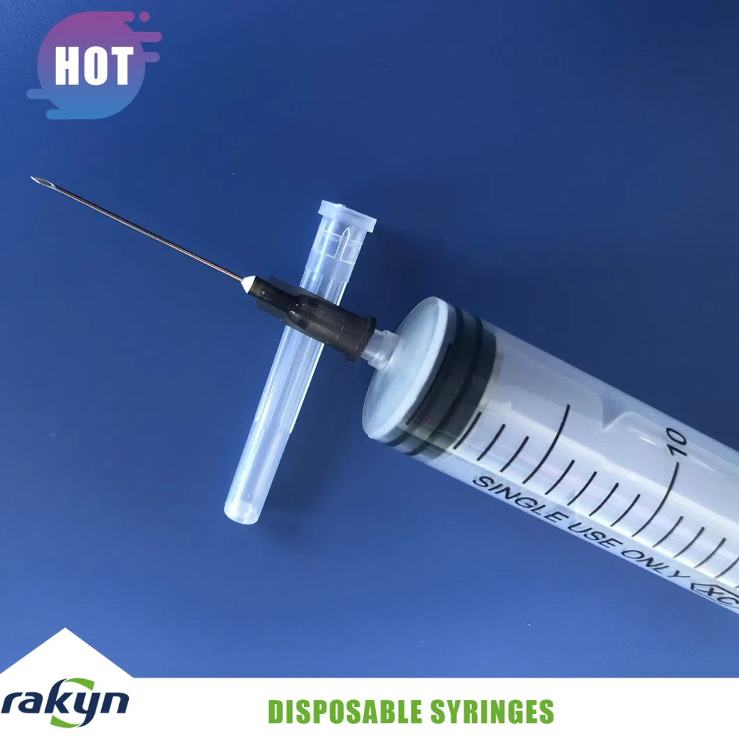 Medical Supply of Disposable Plastic Vaccine Syringes with Needles for Injection Luer Slip 20cc 20ml