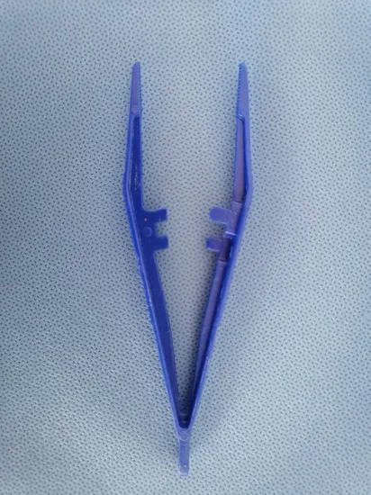 Disposable Plastic Forceps Tweezers Medical Supply